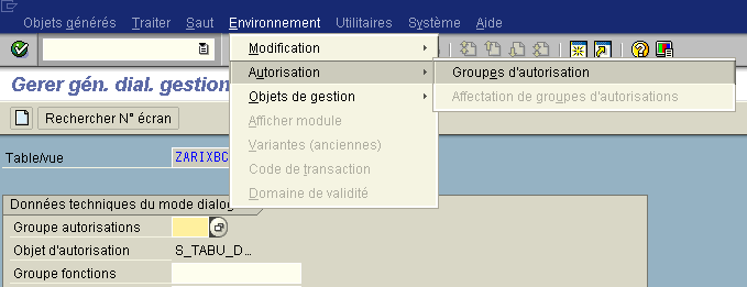 Gnrateur de gestion de table